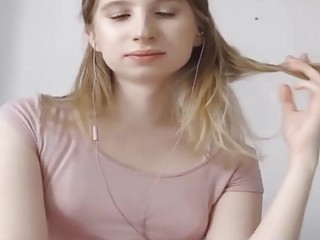 Sensual shemale teen bends over and shows her cute ass