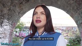 Public Agent Big lips big tits POV blowjob hardcore sex beautiful stranger with perfect body