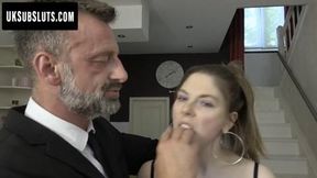 UKSubSluts com - Brunette Alice Maze gets fucked by Pascal White