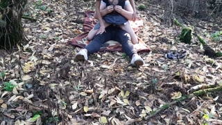 Went for a walk in the forest and saw a lesbian couple fucking. I took them off