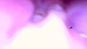 Teenie Crawls around in Giantess Big Sexy Mouth