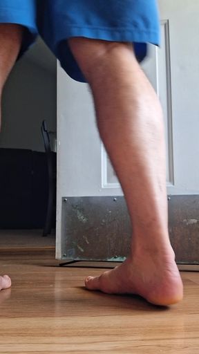 Do you like my strong hairy legs and feet