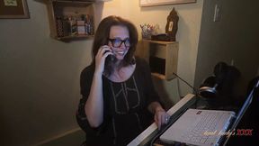 'Autumn's Juicy Boobs Squirmer During Naughty&#x1F608; Massage by Aunt Judy'