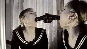 Japanese girl is having fun with sex toys after classes - Cosplay Amateur Spooky Boogie Squirt