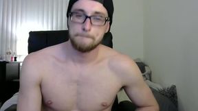 Sexy Man with Some Hair on Tummy Jacks and Shoots