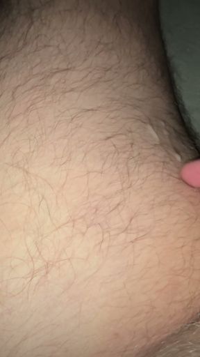Man edging listening to neighbor having sex at night - Precum play and beautiful cumshot   Clip 2