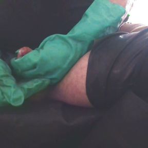 Cum Dirty Gloves Wank