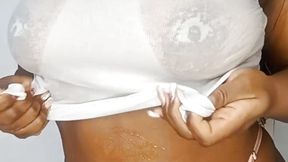 Wet shirt, hard nipples? oh yes