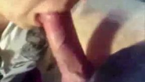Skinny white wife is addicted to sucking my pink dork