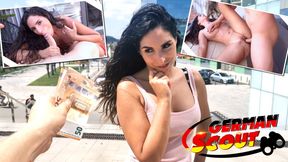 GERMAN SCOUT - PAWG LATINA LINDA PICKED UP AND FUCKED ON STREET