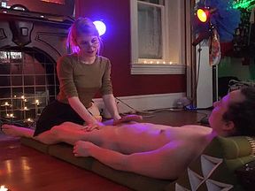 POV Teen Girl Massages Rides For A Happy Ending