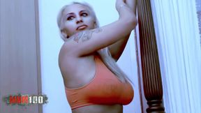 Sasha: Great Blonde with Big Boobs Sasha Removing Clothes