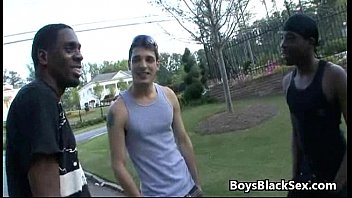 Blacks On Boys - Skinny White Gay Boy Fucked By BBC 19