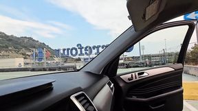 Horny Driver Fucks Me in the Supermarket Parking Lot