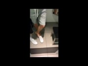 Boy Cumming in Changing room! PUBLIC RISKY!