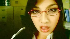 Female Pervert's Filthy Blowjob Naughty Hand Job Action