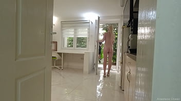 I met delivery guy naked  Look what happend  Prank  Real delivery