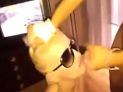 Bulgarian girl with sunglasses make blowjob