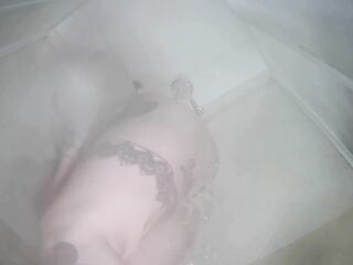 plays in the shower