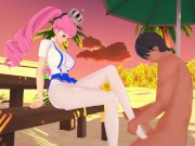 One Piece - Perona footjob (3D Hentai)