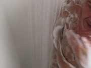 campsite shower cam! Watch him in the shower. Soaping himself up!