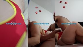 comendo a rabuda de quatro