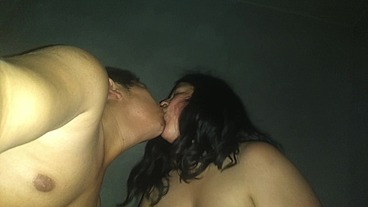 Swallowing cum at dinner, my step cousin is a slut
