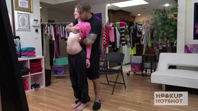 BTS cutie Chloe Cherry gets stuffed raw by Bryan Gozzling in all natural glory