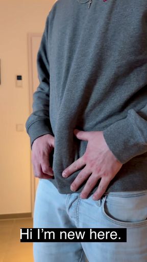 Excited newbie jerking