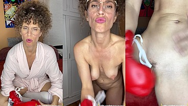 Boxing with mommy until you CUM