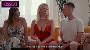 S5E7: Oral Seer Vera Jarw Solves Step Mom &amp_ Step Son&rsquo_s Lust in 3some Bliss with Sharing Cum