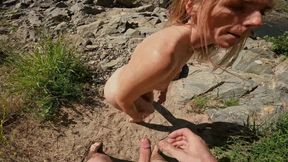 I Swallowed His Cum in Open After Getting Fucked on the Beach
