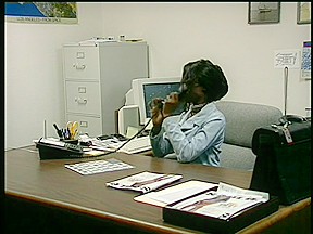 Hung Black Stud Seduces Horny Secretary