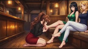 Foot Worship Confessions #84B: Enthralled by Tavern Toes (Animated)