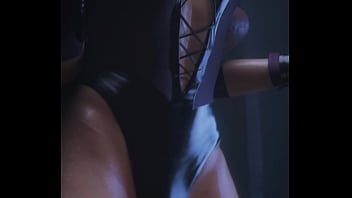 Mileena takes BBC up her ass!