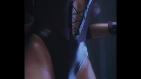 Mileena takes BBC up her ass!