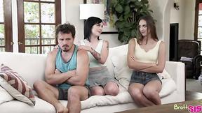 ”Don't pull down Stepbrother's pants! - Rosalyn Sphinx & Andi Rose”