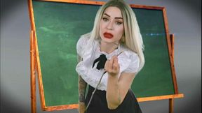 Worship my sweaty feet for better grades -Teacher MIND FUCK