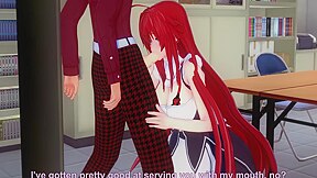 Maid Cosplay Sex - Dxd Ntr Madness Series With Rias Gremory