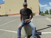 Finding random public places around Albuquerque to piss my jeans - almost caught