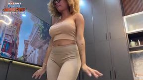 Curvy Dance Instructor Shows Me Her Best Moves in an Exciting Lesson!