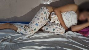 Night visiting with lustful stepmom - pure homemade Indian desi