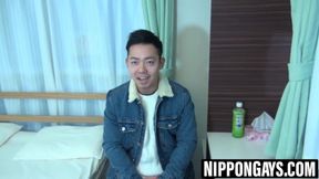 Two Asians fuck hardcore anal till cum erupts