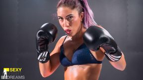 SFD809 Sabrina vs Camera – A **** POV boxing experience up close