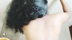 Indian Aunty Bathroom Sex, Fucking Husbend's Friend