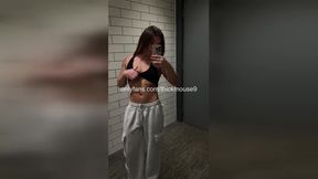 Brunette Virgin's OnlyFans Oops: Accidental Squirt Explosion Alone!