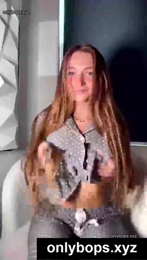 OnlyFans celebrity teen shares her TikTok dance moves