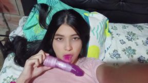 Sex with a Horny Girl After Returning Home