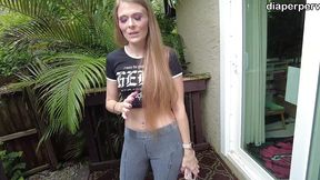 male desperation wetting messing jeans in front of kitty quinn