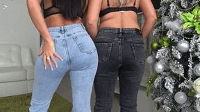 Jerk off to our big denim butts AFn